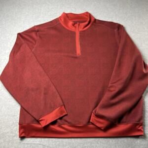 Bobby Jones Pullover 1/4 Zip Red Men’s XXL Shirt X-H2O